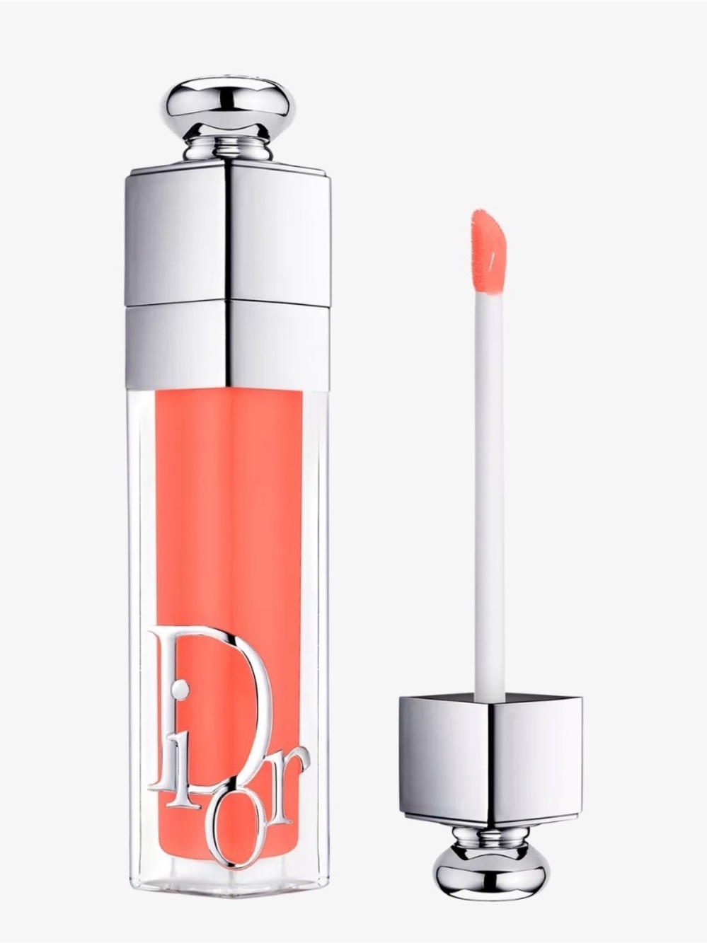 Dior Lip Glow Oil 061 Poppy Coral Sheer Gloss - Coral Pink Shine